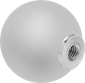 Image of Product. Front orientation. Ball Knobs. Glow-in-the-Dark Threaded-Hole-Mount Ball Knobs.