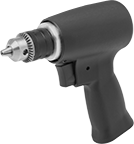 Image of Product. Front orientation. Drills. Light Duty Air-Powered Drills, Style C.