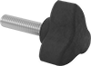 Comfort-Grip Threaded-Stud Knobs