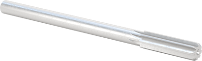 Image of Product. Front orientation. High-Speed Steel Round-Shank Reamer, with Straight Flute, 0.6810" Reamer Diameter.