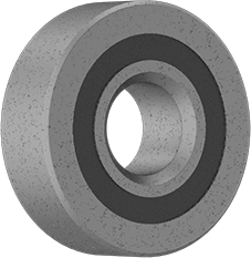 Image of Product. Front orientation. Steel Ball Bearing, Trade No. 1621-2RS, Sealed, for 1/2" Shaft Diameter.