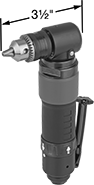 Image of Product. Front orientation. Contains Annotated. Drills. Light Duty Air-Powered Drills, Style G.