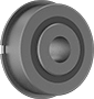 Image of Product. Front orientation. Ball Bearings. Light Duty Ball Bearings with Retaining Ring.