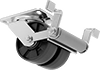 Extra-High-Capacity Viking Casters with Nylon Wheels 