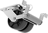 Extra-High-Capacity Viking Casters with Nylon Wheels