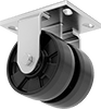 Extra-High-Capacity Viking Casters with Nylon Wheels