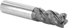 Fast-Cut Carbide Square End Mills for Tool Steel, Hardened Steel, and Iron