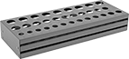 Image of Product. Front orientation. Tap and Drill Bit Stands. For Drill Bits.
