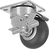 High-Capacity Easy-Turn Casters with Polyurethane Wheels 