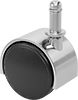 Light Duty Furniture Friction-Grip Stem Casters with Polyurethane Wheels 
