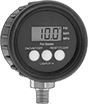 Image of Product. Front orientation. Bottom Connection. Digital-Display High-Accuracy Pressure Gauges, ABS Case.
