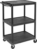 Image of Product. Style B. Front orientation. Carts. Carts with Outlet Strips, Style B.