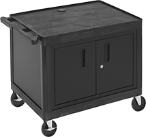 Image of Product. Style D. Front orientation. Carts. Carts with Outlet Strips, Style D.