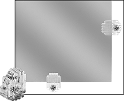 Image of ProductInUse. Front orientation. Contains Inset. Mirror Holders.