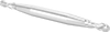 High-Speed Steel Ball End Mills with Two Milling Ends