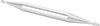 High-Speed Steel Square End Mills with Two Milling Ends 