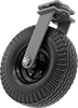 High-Capacity Pneumatic Casters with Rubber Wheels