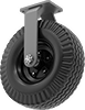 High-Capacity Pneumatic Casters with Rubber Wheels 