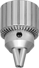 Image of Product. Front orientation. Drill Chucks. Thread-Mount Keyed Drill Chucks.