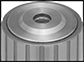 Image of Product. Threaded Mount. Top orientation. ZoomedIn view. Contains Border. Drill Chucks. Thread-Mount Keyed Drill Chucks.
