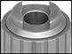 Image of Product. Slot-Drive Jacobs Taper Mount. Top orientation. ZoomedIn view. Contains Border. Drill Chucks. Slot-Drive Taper-Mount Keyed Drill Chucks.