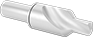 Image of Product. Front orientation. Countersinks. Drill-Point Countersinks for Screws, 2 Flutes.