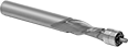 Image of Product. Front orientation. Router Bits. Trimming Router Bits , Uncoated Carbide, Flush-Trimming Cut Style (Bottom Pilot), Spiral Flutes.