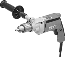 Image of Product. Front orientation. Drills. Milwaukee Electric Drills.