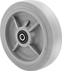 Image of Product. Front orientation. Wheels. Water-Resistant Rubber Wheels .
