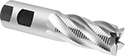 Image of Product. Front orientation. End Mills. Roughing Cobalt Steel Square End Mills, 5 Flutes, Fine Pitch.