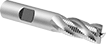 Image of Product. Front orientation. End Mills. Roughing Cobalt Steel Square End Mills, 4 Flutes, Fine Pitch.