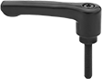 Image of Product. Front orientation. Adjustable Handles. Low-Profile Adjustable Handles, Threaded Stud.