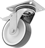 Corrosion-Resistant Casters with Polyurethane Wheels