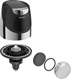 Image of Product. Front orientation. Exploded view. Flush Valve Converters. Manual-to-Touch-Free Flush Valve Converters, Style B.