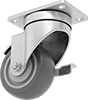 Mighty-Lite Casters with Rubber Wheels 