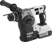 Image of Product. Front orientation. Drills. DeWalt Cordless Rotary Hammers.
