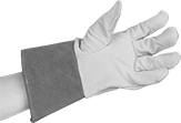 Image of Product. Open Cuff. Front orientation. Open Cuff. TIG Welding Gloves.