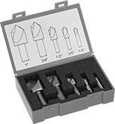 Image of Product. Front orientation. Countersinks. Countersink Sets for Rivets.