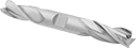 Image of Product. Front orientation. End Mills. High-Speed Steel Square End Mills with Two Milling Ends, 3 Flutes.