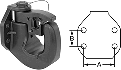 Image of Attribute. Front orientation. Contains Annotated, MultipleImages. Drawbar Couplers. Style 10.
