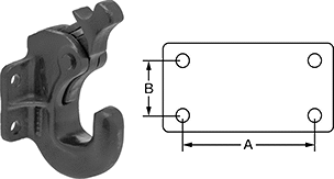 Image of Attribute. Front orientation. Contains Annotated, MultipleImages. Drawbar Couplers. Style 7.