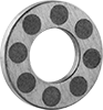 High-Temperature Dry-Running Thrust Bearings