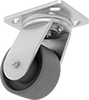 High-Capacity Spartan Casters with Polyurethane Wheels