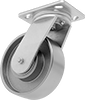 High-Capacity Spartan Casters with Metal Wheels