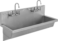 Image of Product. Style H. Front orientation. Style H. Wall-Mount Sinks.