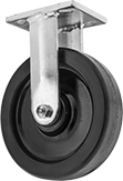 Image of Product. Rigid. Front orientation. Rigid. High-Capacity Spartan Casters with Phenolic Wheels.