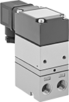 Image of Product. Front orientation. Compressed Air Regulators. DIN-Mount Electronically-Controlled Precision Compressed Air Regulators.