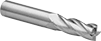 Image of Product. Front orientation. End Mills. Oversize-Tolerance Carbide Square End Mills, 4 Flutes.