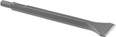 Image of Product. Front orientation. Chisel Bits. Chisel Bits for Spline-Drive Rotary Hammers, Flat Chisel Bit Blade, 2" Wide Blade.