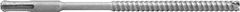Image of Product. Front orientation. Drill Bits. Rebar-Cutting Carbide-Tipped Drill Bits, SDS-Plus Shank for Rotary Only Drilling.
